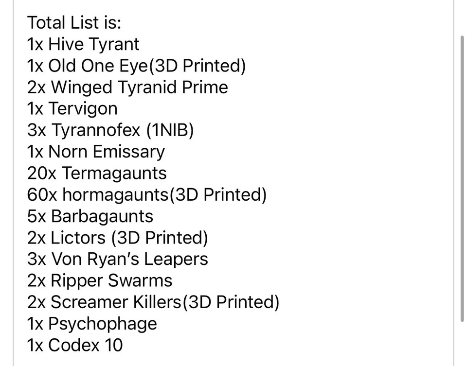 Tyranid Army - Imagem 2 de 4