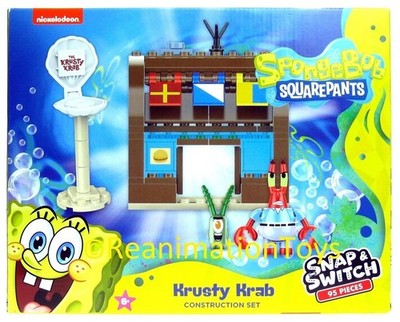 Snap & Switch SpongeBob Squarepants Krusty Krab Construction Set 95 Pieces New