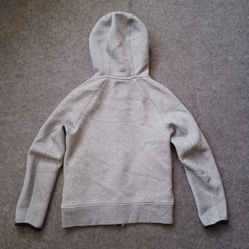 Nike Tech Fleece Hoodie Boys Medium Heather Gray Full Zip Pockets Jacket - Picture 17 of 17