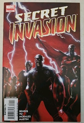 Secret Invasion #1 Gabriele Dell'otto Cover (Marvel Comics June 2008)