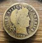 1902-P Barber Dime - Actual Coin Shown - Free Shipping & Tracking INV#192