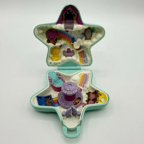 Vintage 1992 Polly Pocket Fairy Wishing World Star Compact  - No Figures #1