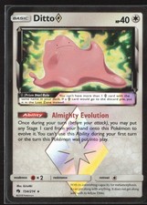 Ditto Prism Star Prism Rare SM - Lost Thunder 154/214 NM Pokemon Card on eBay