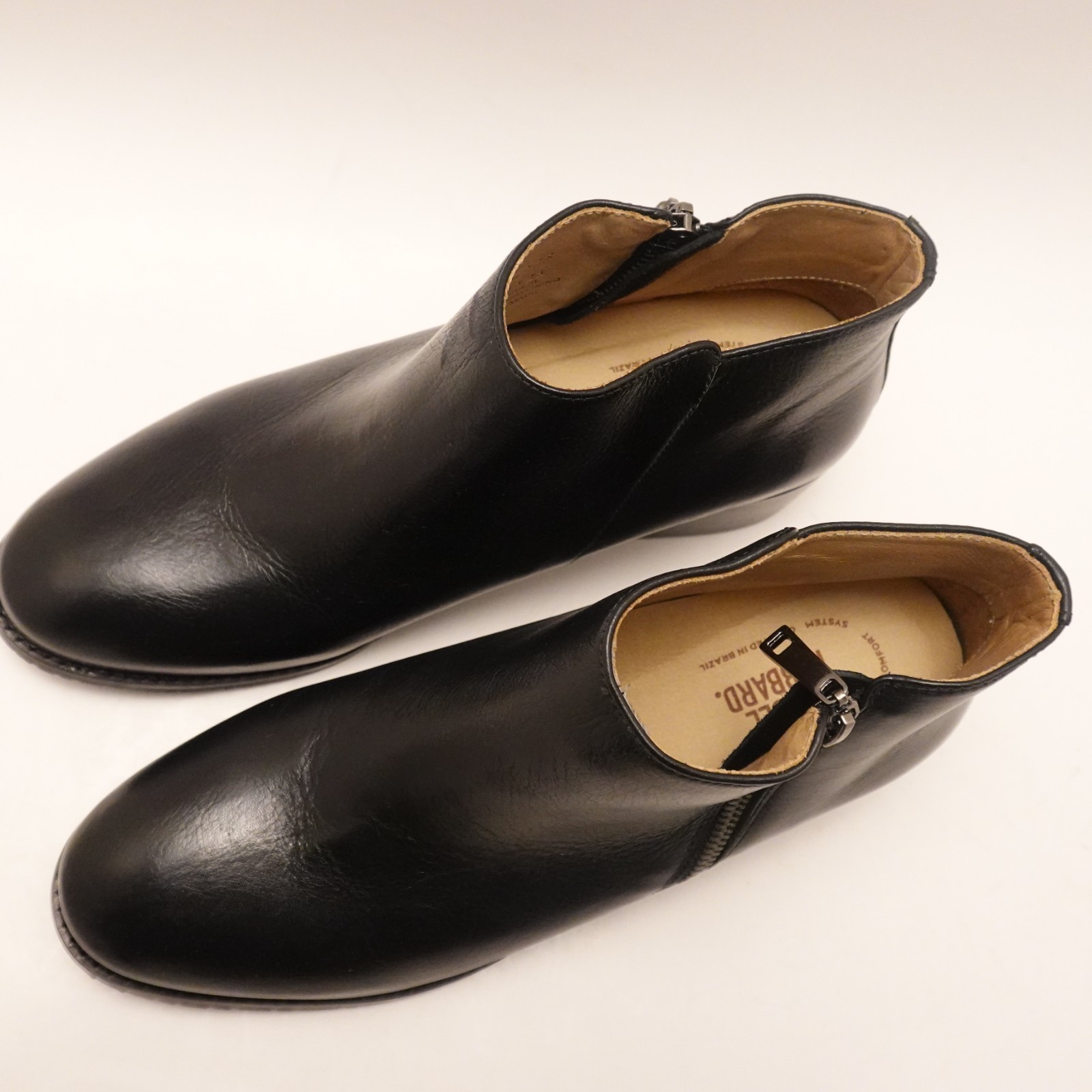 Samuel Hubbard Women's 8.5 M 'Valencia' Ankle Boot Black Leather Zipper Boots