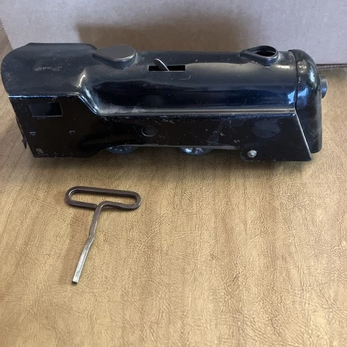 Marx Tin Lithographed Wind-Up Toy Train Locomotive With Key