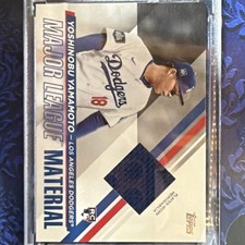 Topps 2024 Major League Material Yoshinobu Yamamoto Dodgers Rookie