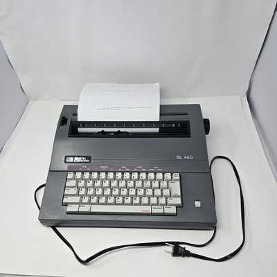 Smith Corona SL 460 Vintage Electric Typewriter w/ Cover and Manual - TESTED-2