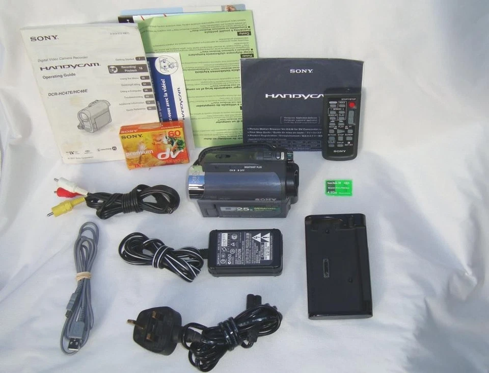 Sony DCR-HC47E Camcorder MiniDV. PAL. Nightshot. VGC. Boxed. 1-yr warranty. - Image 2 of 4