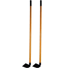 Ashman Garden Hoe, 60 In. Handle Length, 60 In. Fiberglass Rubber Grip Handle, G