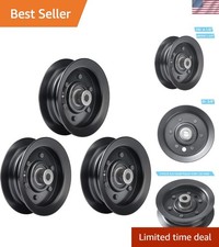 3 Pack Compatible Idler Pulley for Toro Exmark Mowers - Enhance Performance