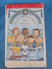 New Vintage Hallmark Peanuts Snoopy Charlie Brown  Gang Advent Calendar