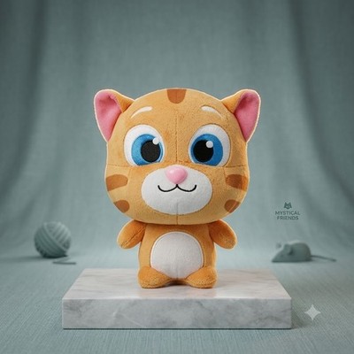 Ginger 15Cm Talking Tom Cat Talkingtom Grab Doll Doll Plush Toy Doll