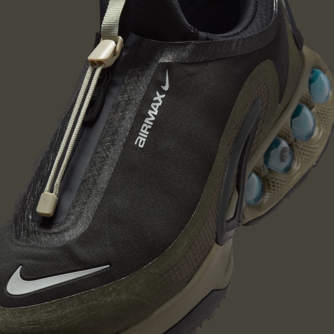 Nike Air Max DN Roam Black Cargo Khaki Casual Water Repellent HQ8605-002 Size 9 Nike Air Max Dn Roam Black Cargo Khaki for Sale  main image 3