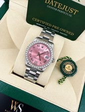 ROLEX  31MM  DATEJUST  STEEL BOX AND CERTIFICATES