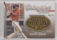 2020 Topps Pro Debut Distinguished Medallions Gold 48/50 Hunter Bishop 4z8