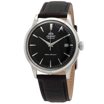 Orient Classic Bambino Black Dial Leather Automatic RA-AC0M02B10B 30M Mens Watch