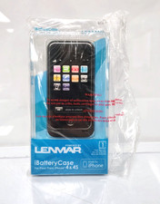 LENMAR ibatteryCase For iPhone 4/4S - Rechargeable Battery Case BLACK cover
