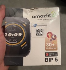 Amazfit Bip 5 Smartwatch and Fitness Tracker - Black - New