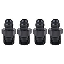 6AN Male Flare to 3/8" NPT Pipe Fitting Adapter Aluminum 6AN to 3/8 NPT
