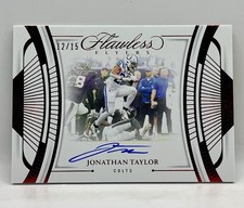 Jonathan Taylor 2024 Panini Flawless Flyers Ruby Auto Autograph /15 SSP