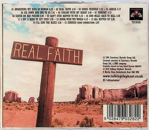 Moody Marsden -Real Faith CD -NEW -2016 (1994 Blues Rock Re-Issue) Whitesnake - 第 2/2 張圖片
