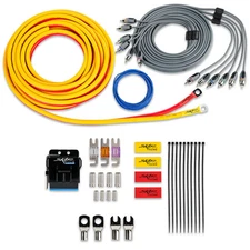 Skar Audio SKM4GAOFC 4 Gauge Marine Grade OFC Amplifier Wiring Kit