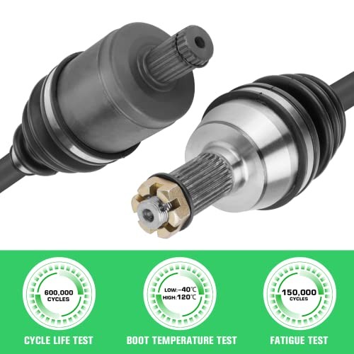  Front Left/Right CV Axle & Wheel Bearing Kit Fit for 2*Front Axles+bearings