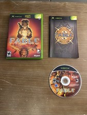 Fable Microsoft Xbox 2004 Complete CIB Tested and Working