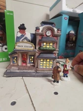 FG Square Train Station Lighted Christmas Village, Just Station 