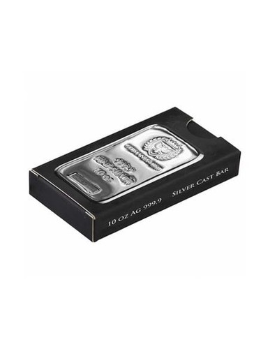 CAST BAR 10 Oz Silver Germania 2023 - Picture 3 of 5