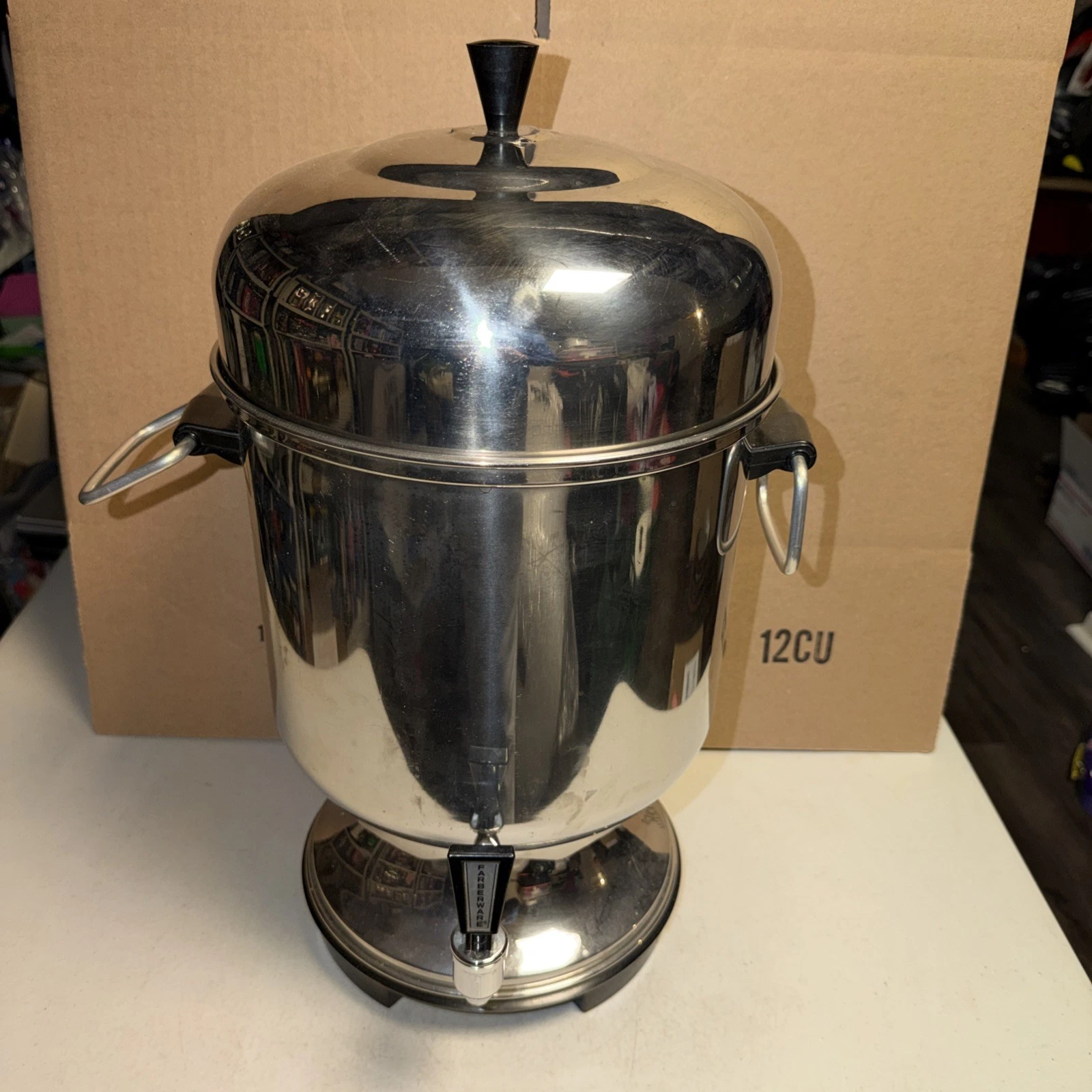 Farberware 155-A Super Fast Stainless Steel Coffee Maker Urn 55 Cup Percolator