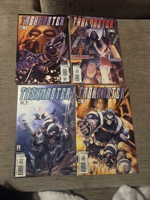 #ad Taskmaster #1 4 Complete 1st Solo Series Set 2002 Marvel Comics 4 Issue Set $24.00