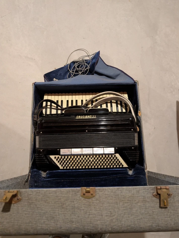 Crucianelli Pan Italia электрический аккордеон - винтажный итальянский с усилителем - Изображение 3 из 4