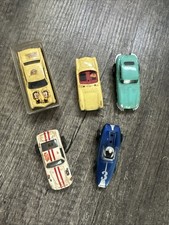 Lot Of 5 Vintage 1960  s Slot Cars