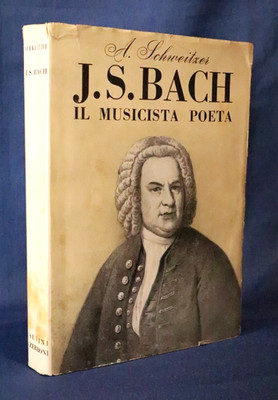 Alberto Schweitzer, G.S. Bach der Musiker Dichter. Suvini Fußmatten 1952 Musik