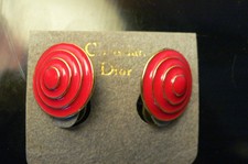 Chr. Dior Vintage Ohrring Original Dior Germany, Emaille