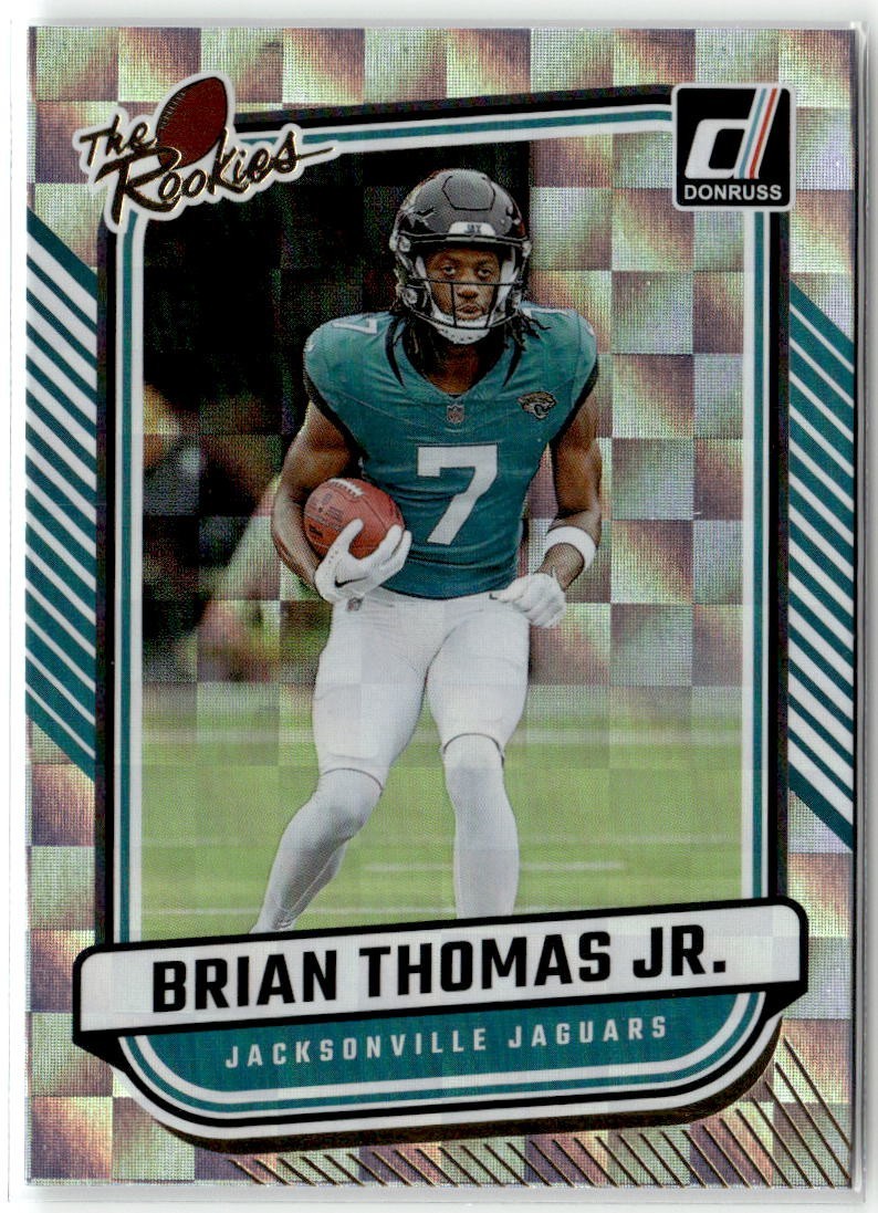 2024 Panini Donruss The Rookies Brian Thomas Jr. #TR-8 (RC) Jaguars