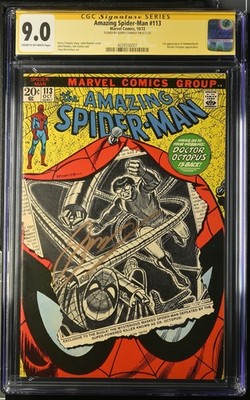 Amazing Spider-man #113, CGC 9.0 VF/NM, Signature Series Gerry Conway