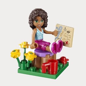 Lego Friends Andrea's Mountain Hut Complete Set 41031 with Instructions NO Box