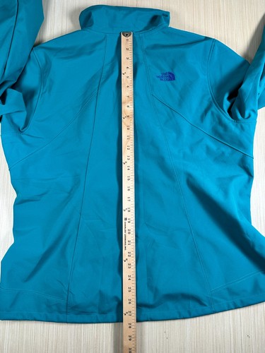 The North Face Windwall Jacket Womens 2XL Harbor Blue Fleece Lined Standard Fit - Picture 6 of 7