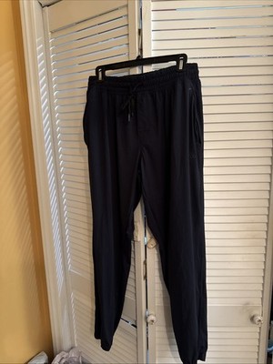 Leg3nd navy blue Jogger tapered leg mens Large  Elastic At The Ankles