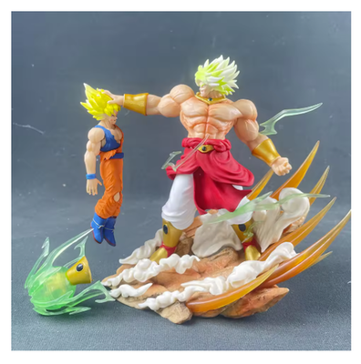 ドラゴンボール dragon ball figure プライズ 20体 Dragon Ball Broly vs Goku Figure 20cm PVC Anime Statue Toy-Nobox