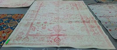 IVORY / ROSE 9'-0'' x 12'-0'' Broken Thread Rug Reduced Price 1172784801 ADR109H-9