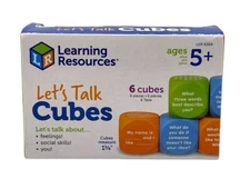 Learning Resources Let's Talk Cubes Set of 6 Ages 5+
