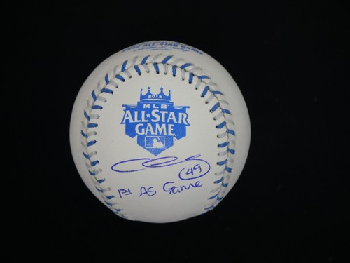 VENTA CHRIS OMLB 2012 JUEGO DE ESTRELLAS BÉISBOL FIRMADO CON ""1ER COMO JUEGO"" - JSA CERTIFICADO DE AUTENTICIDAD - Imagen 1 de 7