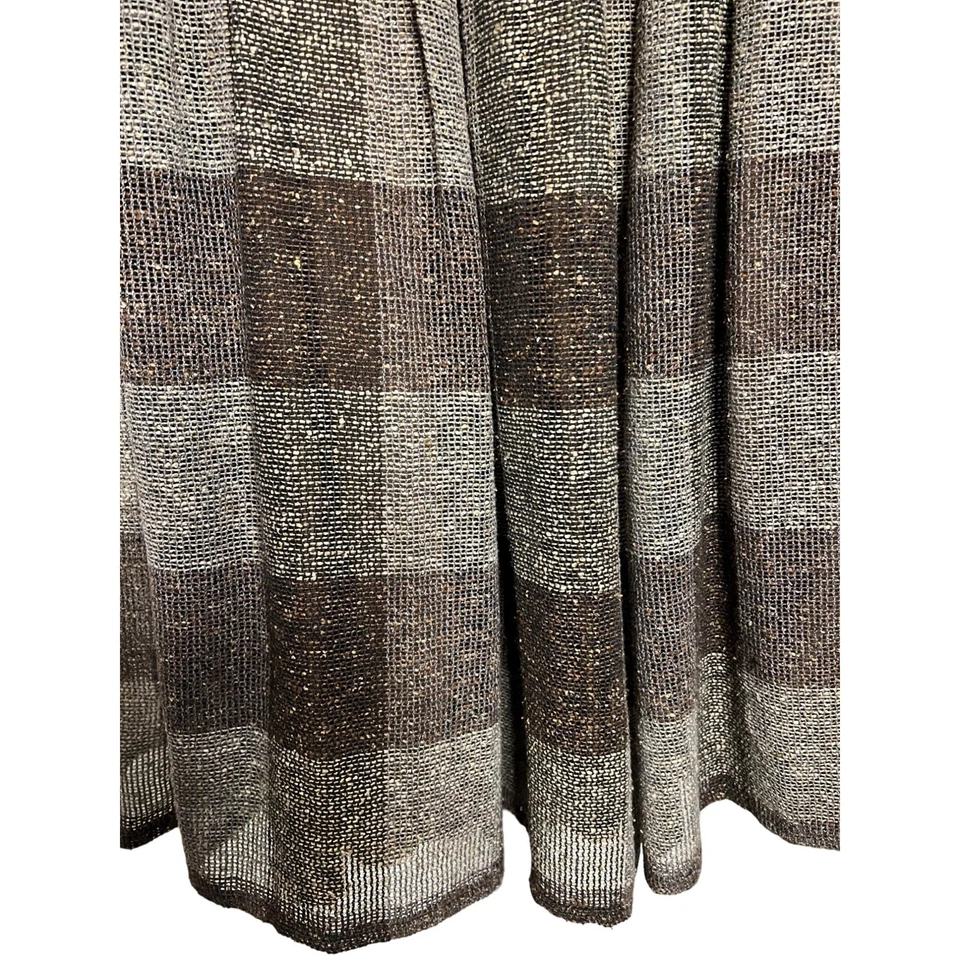 Falda Carole Little for Saint Tropez West Midi Talla 6 Cuadros Boho Chic Y2K Foto 3 de 4