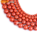Natural Genuine Red Jasper Gemstone Beads Stone Strand 15" 4mm 6mm 8mm 10mm 12mm