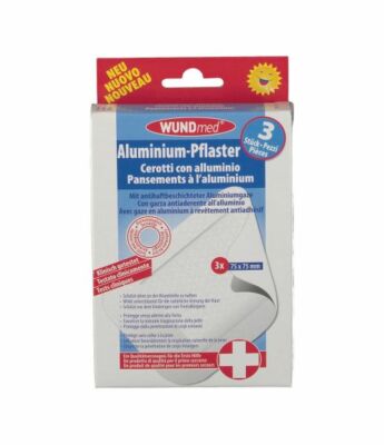 Sterile Pflaster mit antihaftbeschichteter Aluminium Gaze 3Stk