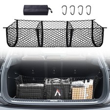 3 Pocket Cargo Net For Car Expandable Heavy-duty Cargo Net Organizer Black Mesh 3 Pocket Cargo Net For Car Expandable Heavy-duty Cargo Net Organizer Black Mesh