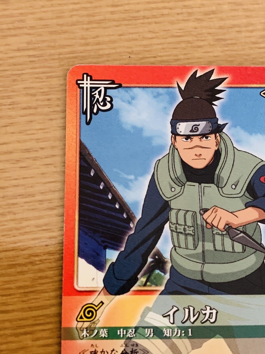 NARUTO ナルト トレーディングカード IRUKA NARUTO Naruto Uzumaki Iruka Umino N-18 NARUTO Oversized Card 2003